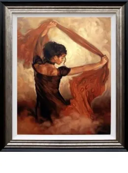 Dance Of Silk - Framed