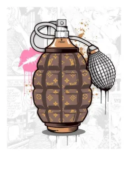 Designer Grenades - Louis Vuitton Perfume - Mounted