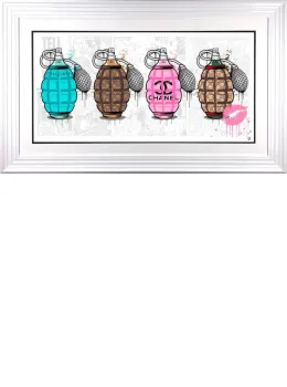 Designer Grenades - The Full Set - Artist Proof White Framed