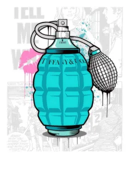 Designer Grenades - Tiffany And Co. Perfume - Mounted