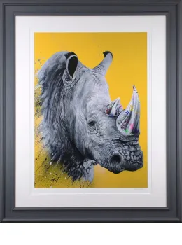 Designer Horn - Framed