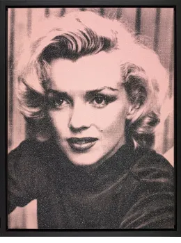 Diamonds Are A Girls Best Friend I - Black Framed - Framed Box Canvas