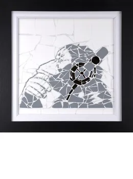 DJ Monkey - Original - Black Framed