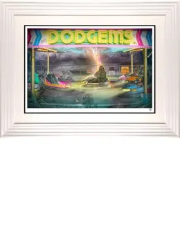 Dodgems - White Framed