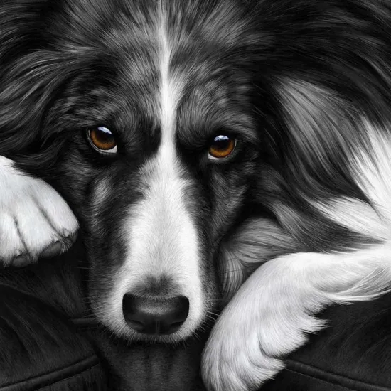 Dog Tired Series - Border Collie Dog Tired Series - Border Collie
