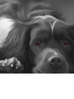 Dog Tired Series - English Springer - Box Canvas