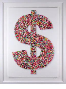 Dollar High - Studio Print Edition - Artist Proof White Framed
