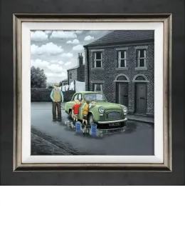 Don't Forget Them Wheels - Canvas - Framed