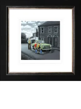 Don't Forget Them Wheels - Paper - Framed