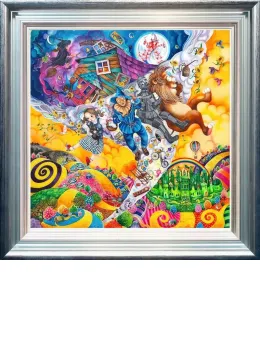 Dorothy's Dream - Silver-Blue Framed