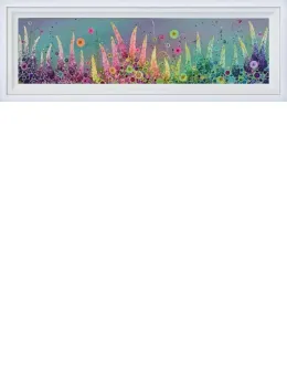 Dreaming Of Rainbows - Original - White Framed