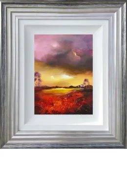 Dreaming Of You - Original - Silver-Blue Framed