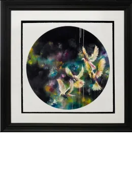 Dusk (Doves) - Small - Framed