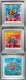 Eccentric Machines - Set Of 3 - Silver-Blue Framed