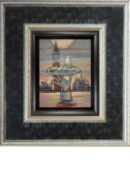 Espresso Morning - Original - Black Framed