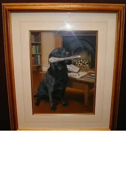 Evening Delivery - Original - Framed