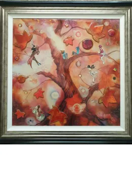 Faerie Forest - Grey-Black Framed