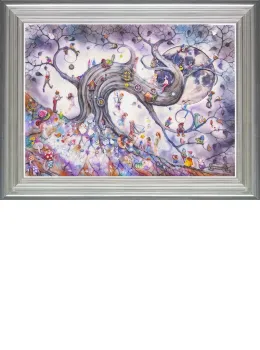 Faerie Glen - Silver-Blue Framed