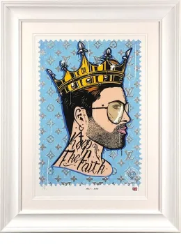 Faith - White Framed