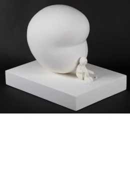 Feed The Birds - Parian Sculpture