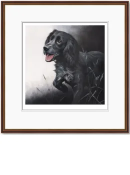 Field Sports - Cocker Spaniel - Dark Wood Framed