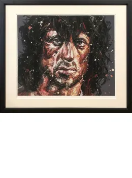 First Blood - Black Framed