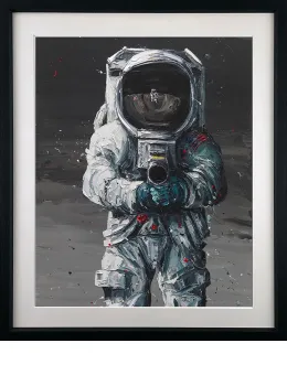 First Man - Artist Proof Black Framed