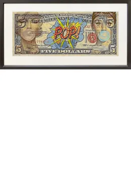 Five Dollars - Black Framed