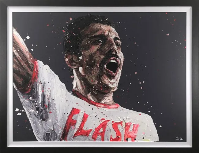 Flash - Canvas - Artist Proof Black Framed