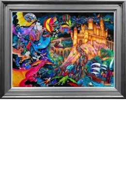 Flight Of The Dragons - Framed