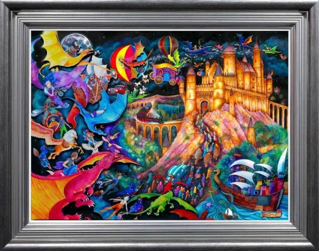 Flight Of The Dragons - Framed Flight Of The Dragons - Framed