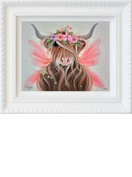 Flower Fairy - White Framed