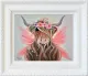 Flower Fairy - White Framed