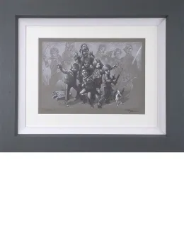 Force It - Sketch - Grey Framed