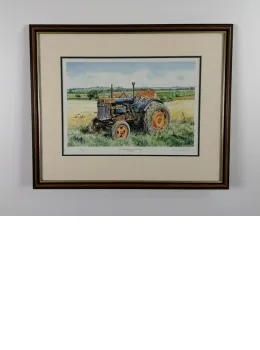 Fordson Major E27N At Grove Farm - Dark Wood Framed