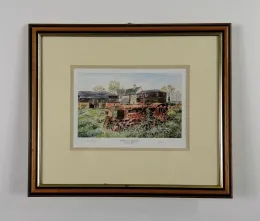 Fordson N Rowcrop - Dark Wood Framed
