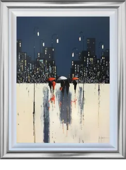 Forever City Friends - Original - Silver Framed