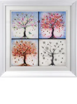 Four Seasons (2021) - Deluxe Edition - White Framed