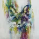 Fox - Chase (Canvas) - Framed