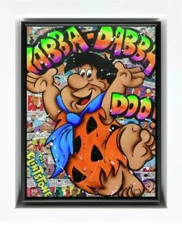 Fred - Original - White Framed