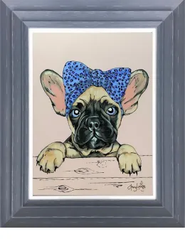 Frenchie - Original - Dark Grey Framed