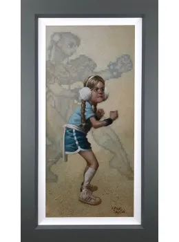 Game On - Canvas - Grey Framed