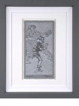 Game On - Sketch - Grey Framed