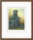 Generations - Black Labradors - Dark Wood Framed