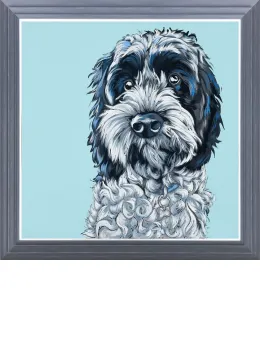 Give Me Your Heart, And I'll Give You Mine - Original - Dark Grey Framed