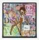 Glamorous Bambi - Original - White Framed
