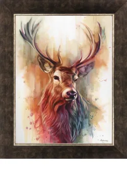 Monarch Of The Glen - Canvas - Framed