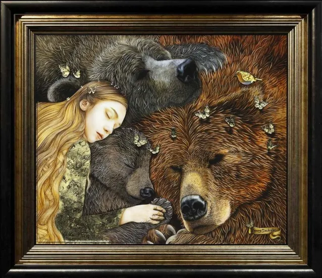 Goldilocks And The Three Bears - Framed Goldilocks And The Three Bears - Framed