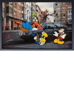Goofing Around - Original - Black Framed