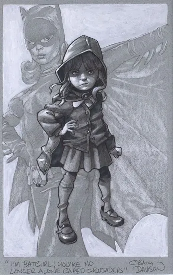 Gotham Girl - Sketch Gotham Girl - Sketch